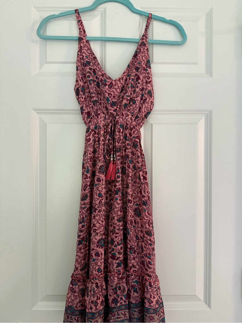 Devi Pink Floral Sundress